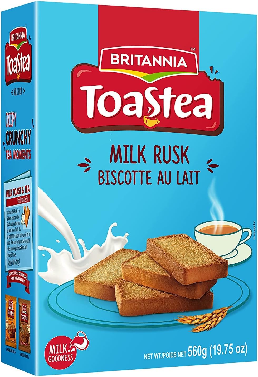 Brittania Toastea Milk Rusk 560gm