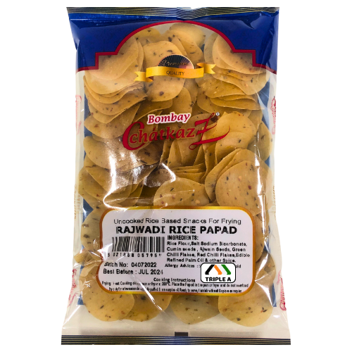 Bombay Chatkazz Rajwadi Rice Papad 100g