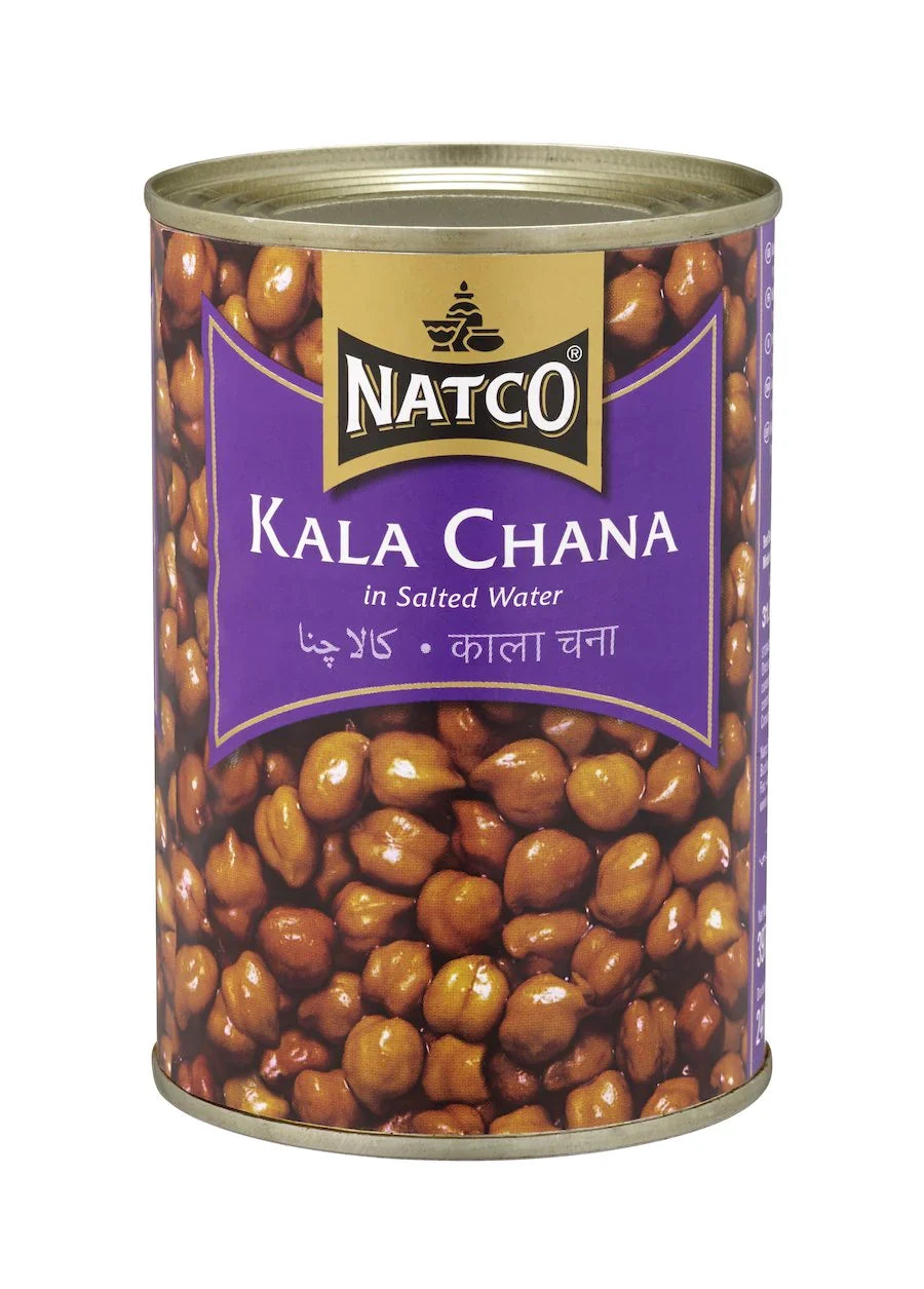 Natco Kala Chana Boiled 400gm - 12x400gm