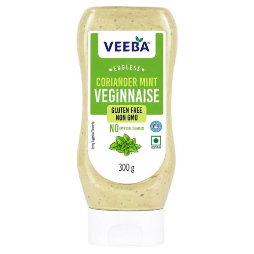 Veeba Eggless Coriander Mint Veginnaise Sauce 300gm