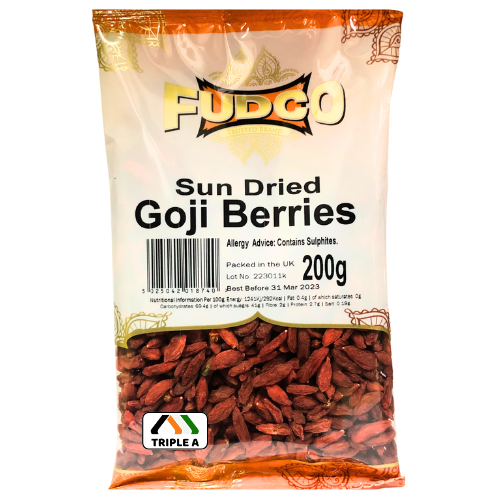 Fudco Sun Dried Goji Berries 200g