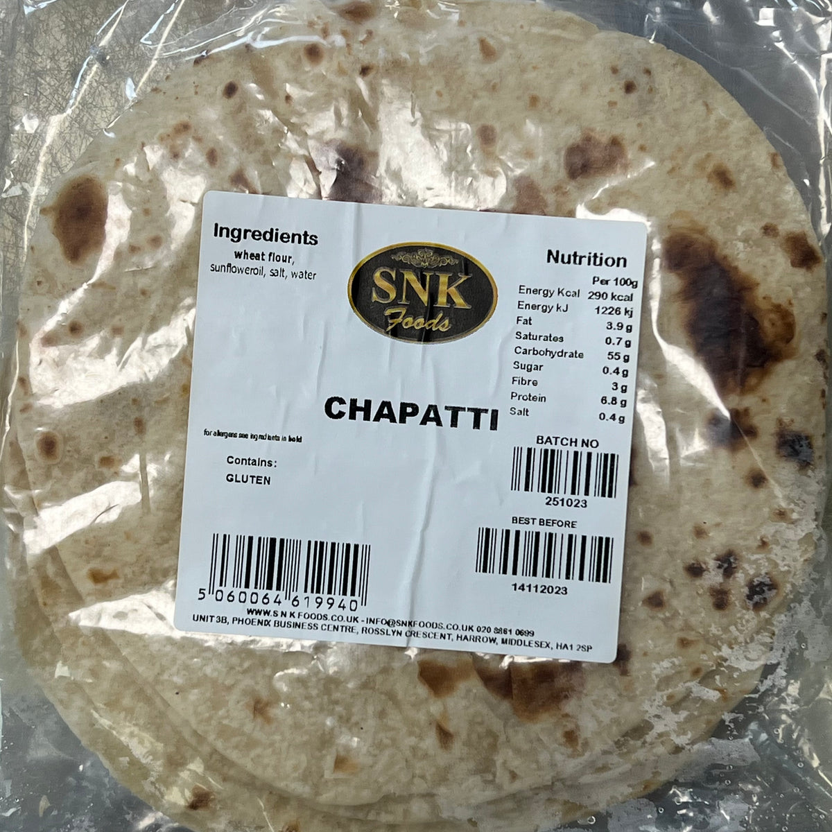 chapati★ SNK Chapatti 5 Pieces – Triple A Grocers