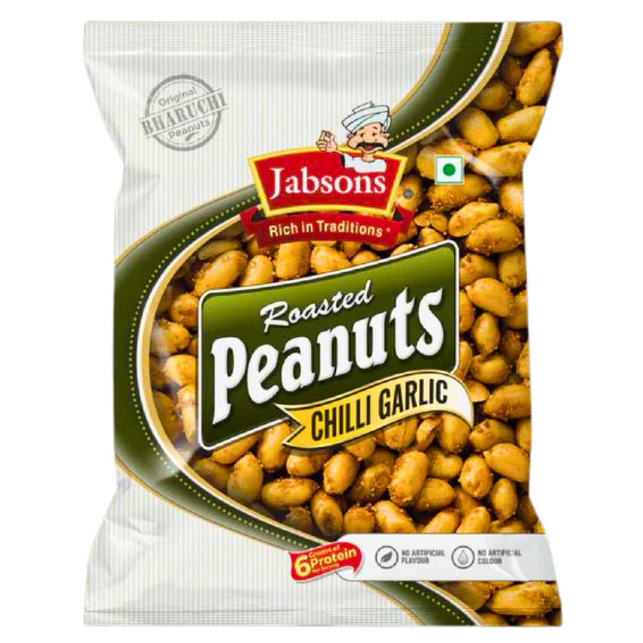 Jabsons Roasted Chilli Garlic Peanuts