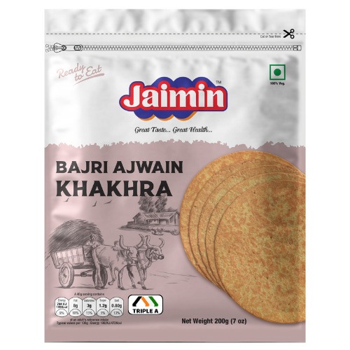 Jaimin Bajri Ajwain Khakra 200g