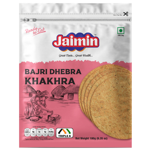 Jaimin Bajri Dhebra Khakra 180g