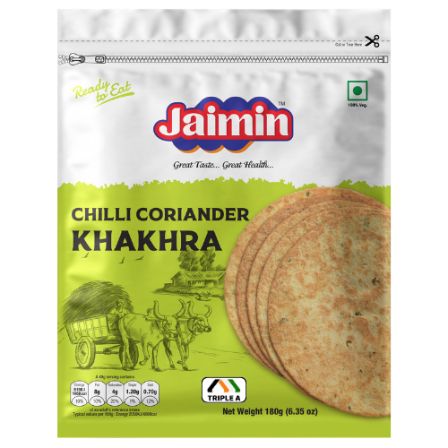 Jaimin Chilli Coriander Khakra 180g