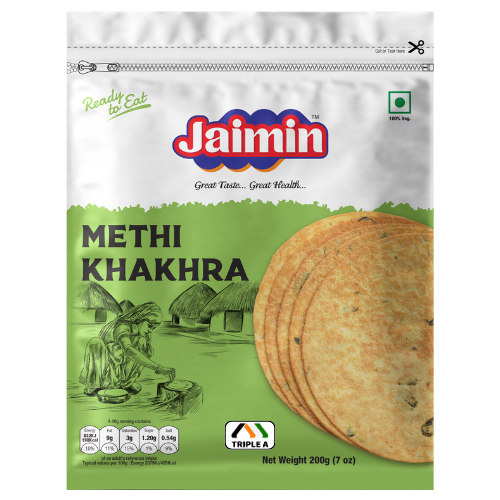 Jaimin Methi Khakra 200g