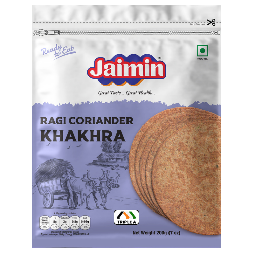 Jaimin Ragi Coriander Khakra 200g