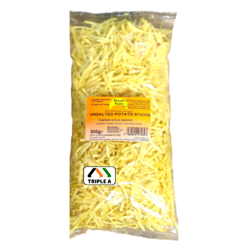 Khushi Foods Unsalted Potato Sticks 500g