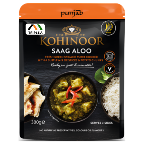 Kohinoor Saag Aloo Readymeal