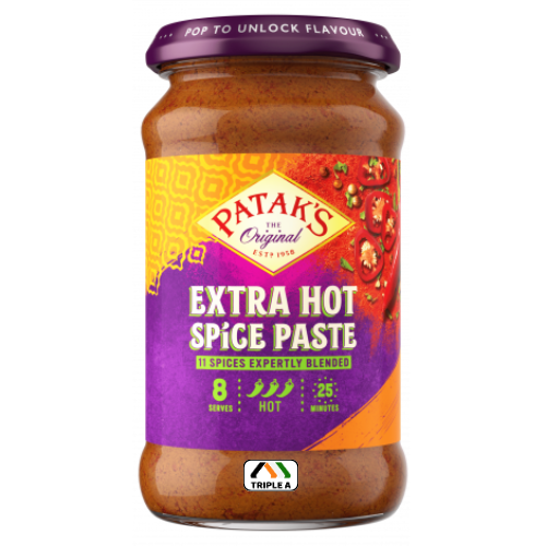 Pataks Extra Hot Spice Paste 283g