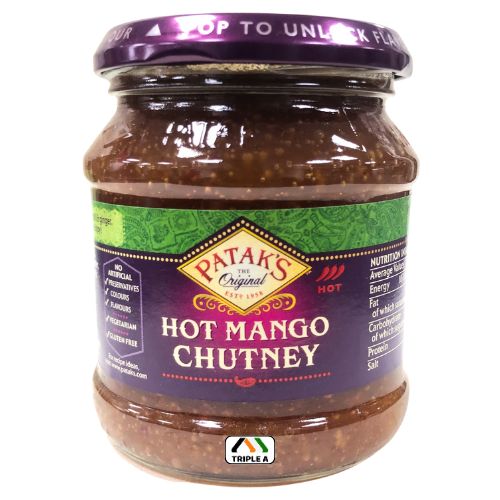 Pataks Hot Mango Chutney 340g