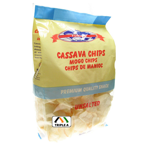 Purvi Cassava Chips Unsalted 200g