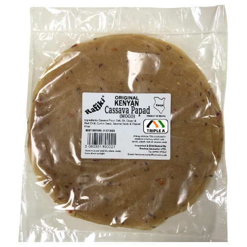 Rafiki Kenyan Cassava Papad 175g