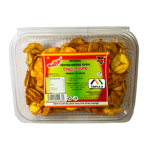 Rafiki Kenyan Matoke Chips Chilli Round
