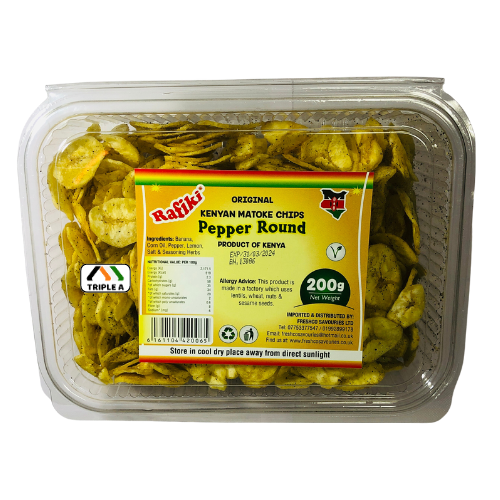 Rafiki Pepper Round Kenyan Matoke Chips