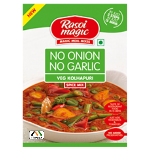 Rasoi Magic NO ONION NO GARLIC Veg Kolhapuri 50g
