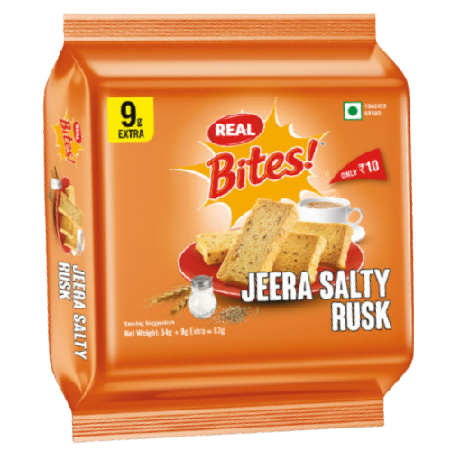 Real Bites Jeera Salty Rusk