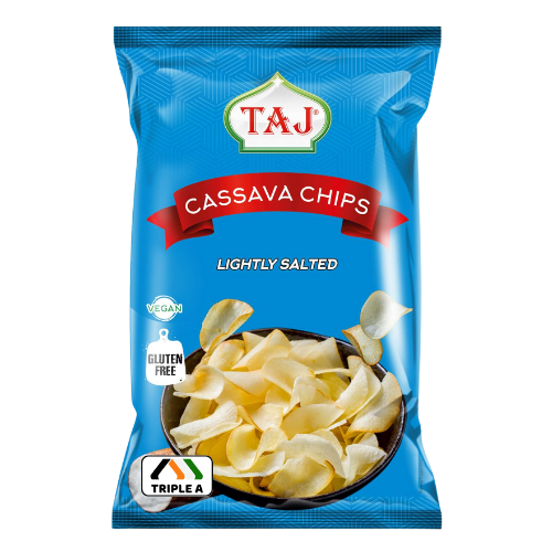 Taj Cassava Chips Lightly Salted 200g