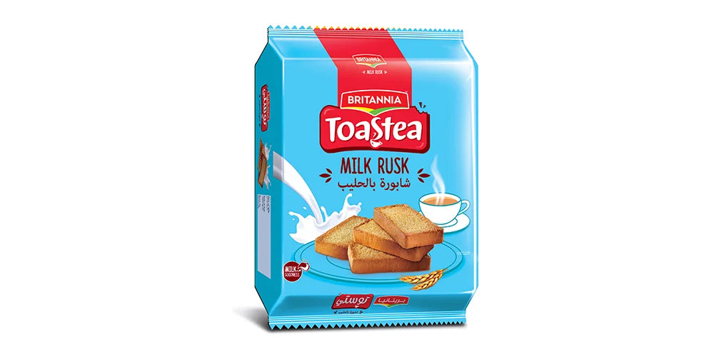 Brittania Toastea Milk Rusk 207gm