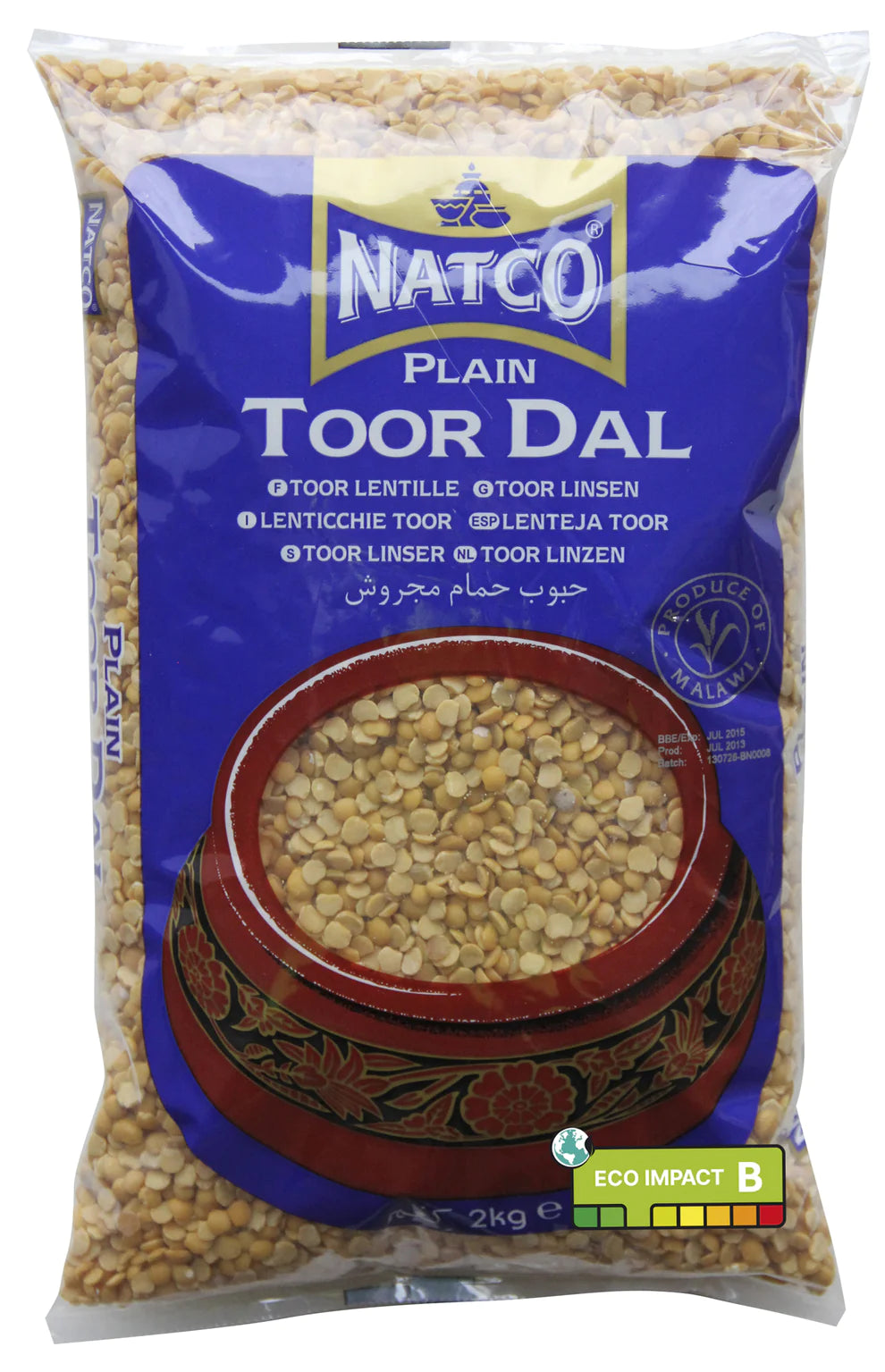 Natco Toor Dal Plain 2kg
