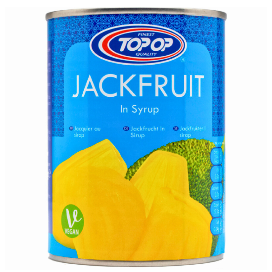 Top Op Canned Yellow Jackfruit In Syrup