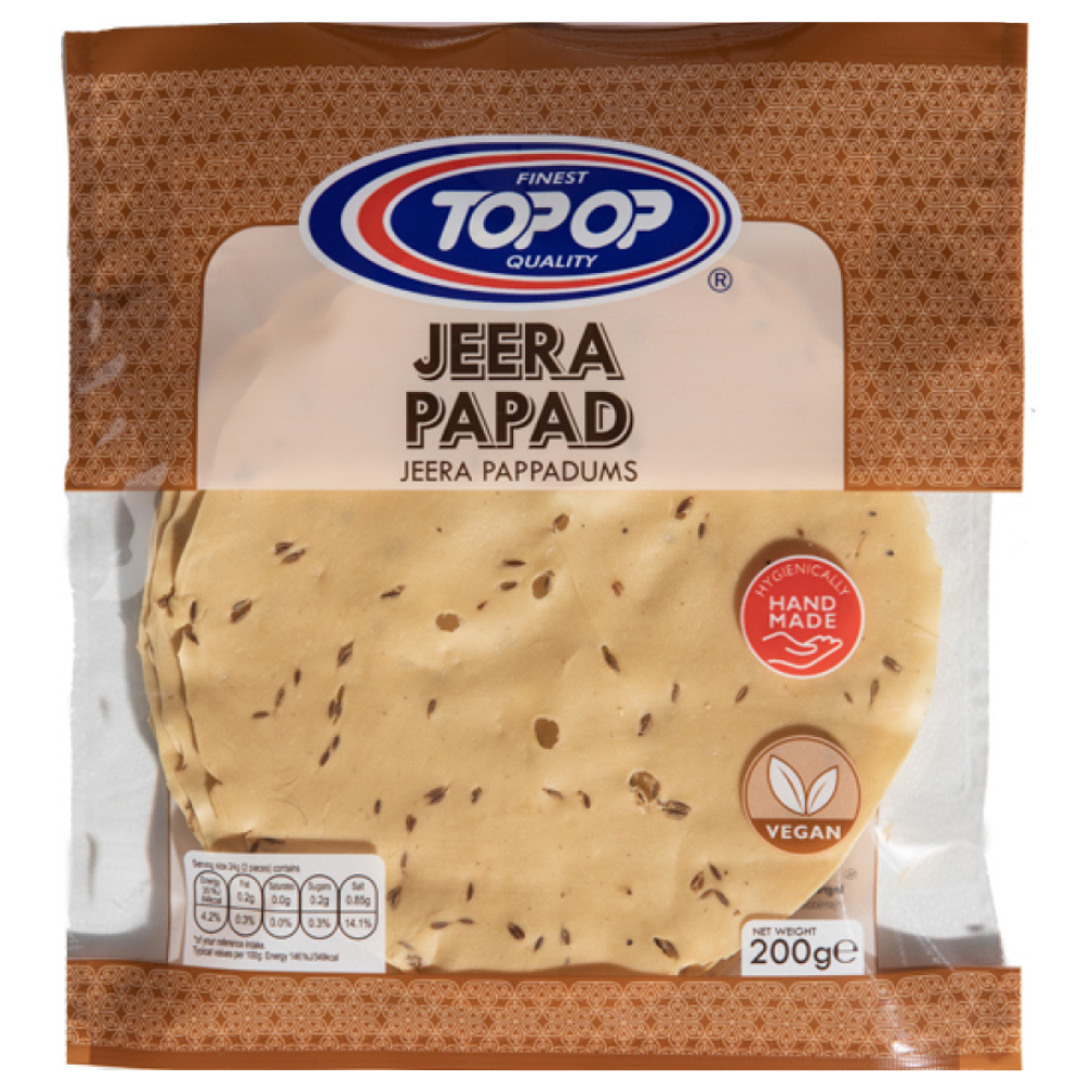 Top Op Jeera Papad