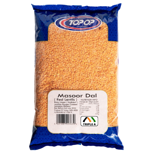 Topop Red Lentils 2Kg