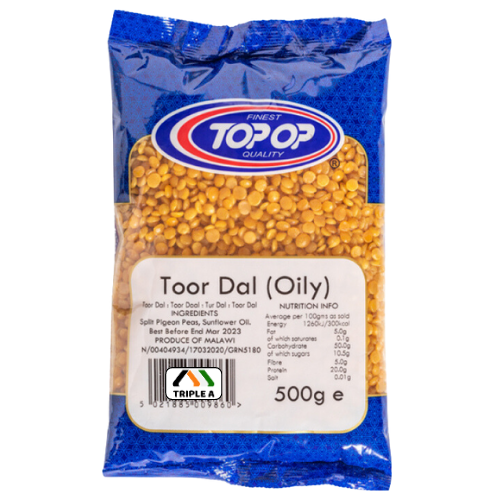 Top Op Toor Dal Oily - 2Kg