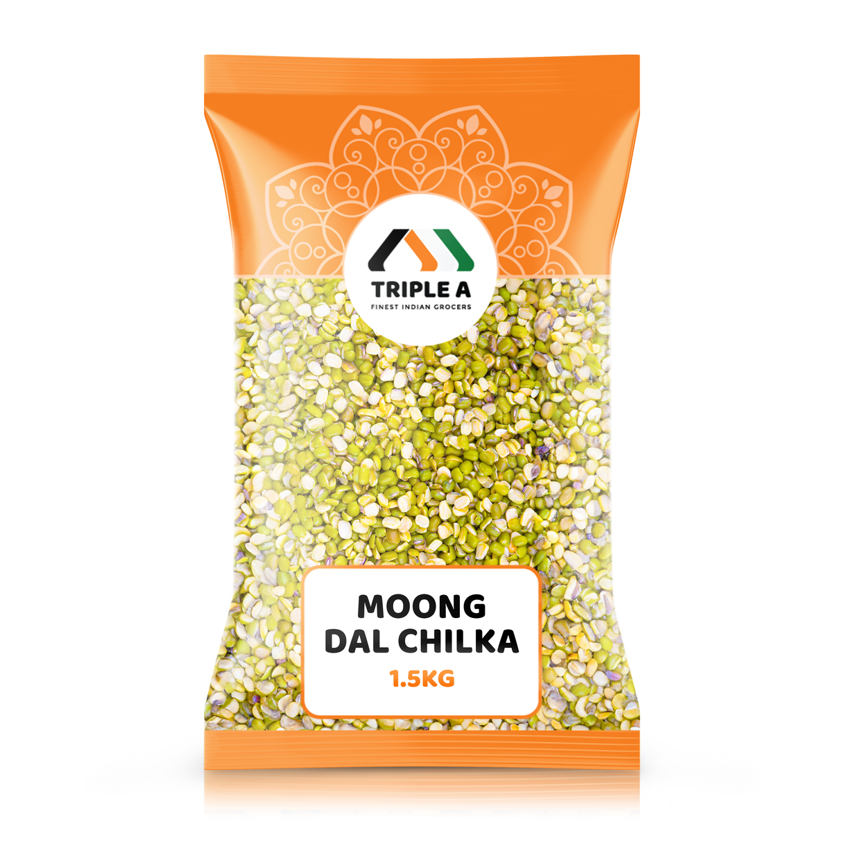 Triple A Moong Dal Chilka - 1.5Kg