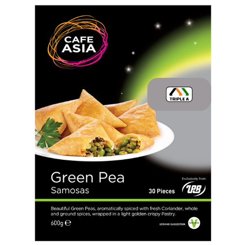 Cafe Asia Green Pea Samosas