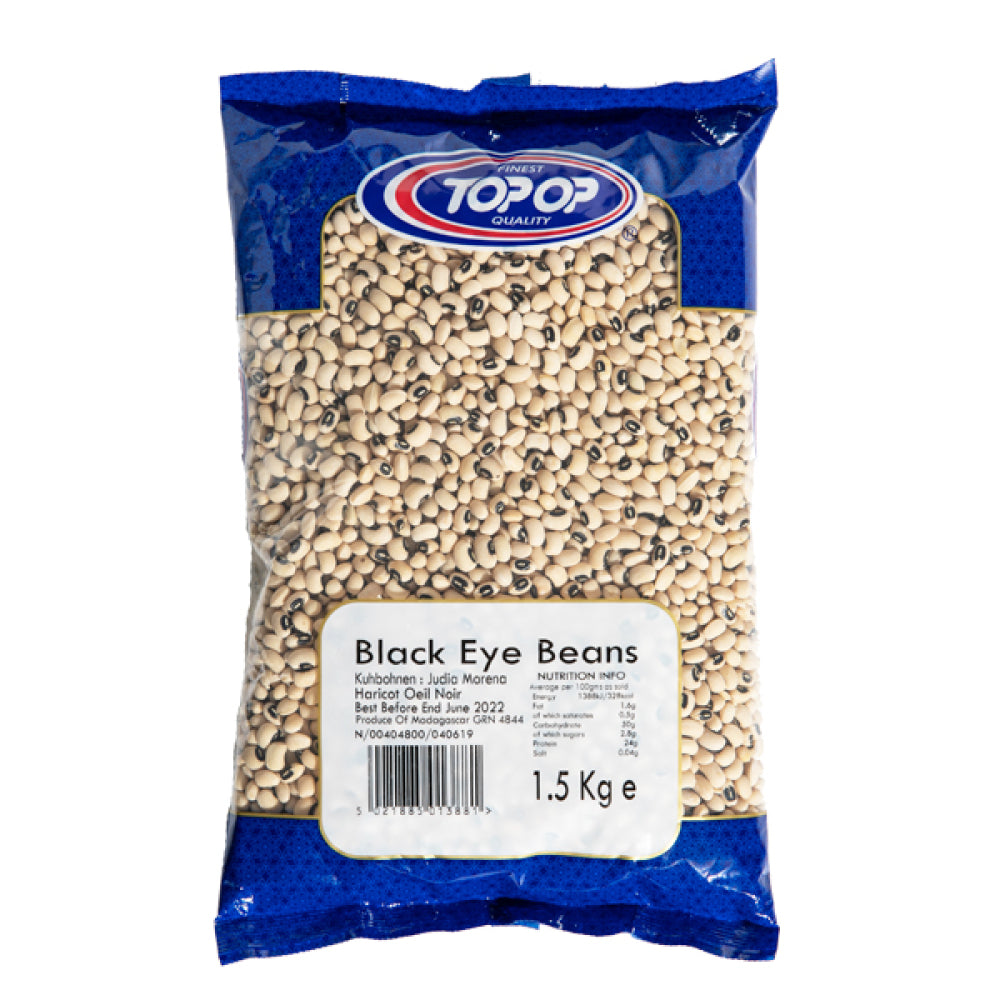 Topop Black Eye Beans - 1.5kg