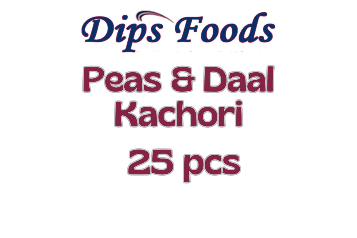 Dips Peas & Daal Kachori 25Pcs