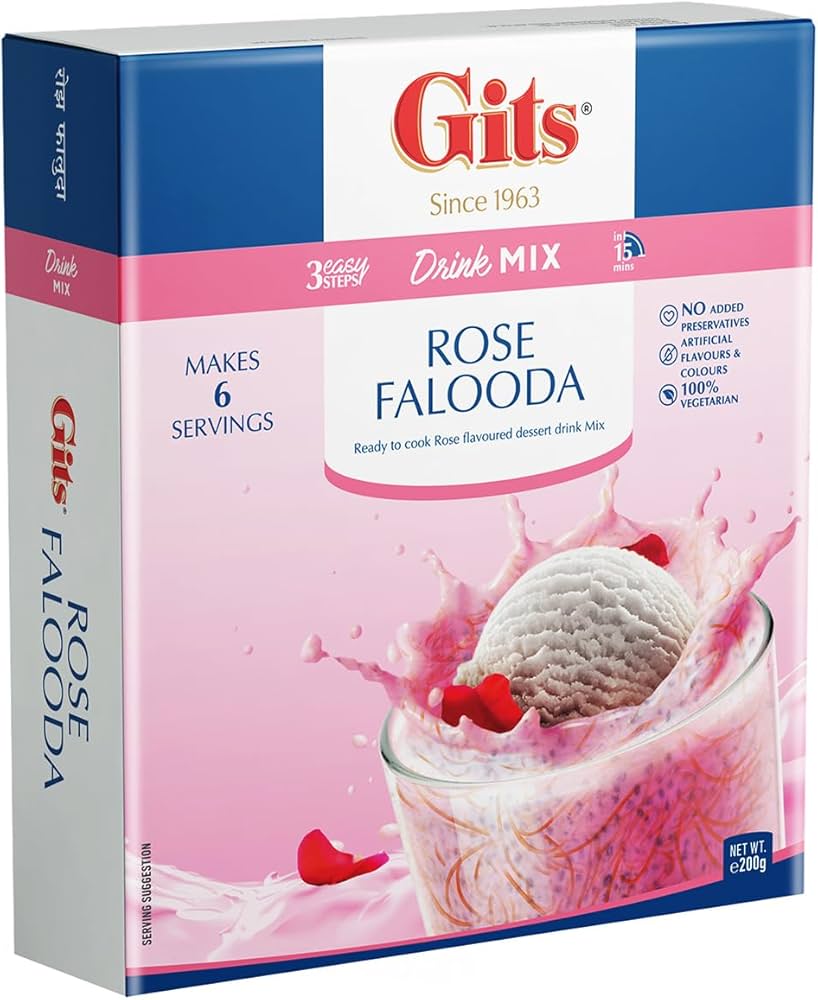 Gits Falooda Mix Rose 200g