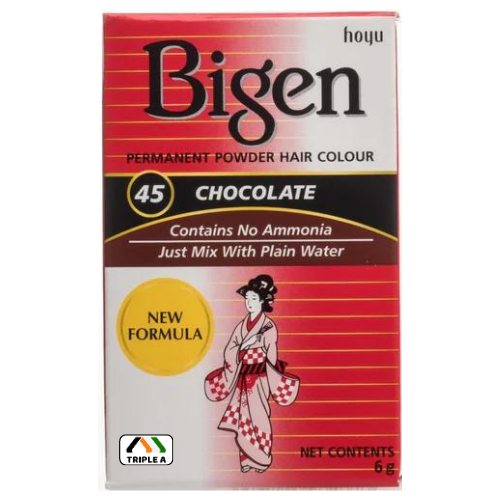 Bigen Chocolate No 45 Powder Hair Colour 6g