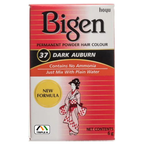 Bigen Dark Auburn No 37 Powder Hair Colour 6g