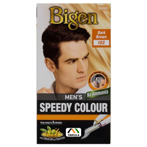 Bigen Dark Brown No 103 Speedy Hair Colour