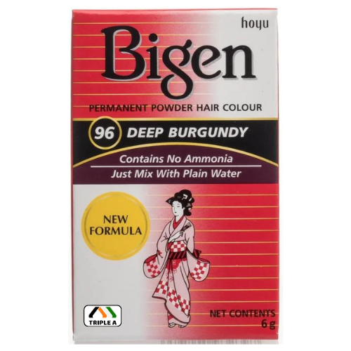 Bigen Deep Burgundy No 96 Powder Hair Colour 6g