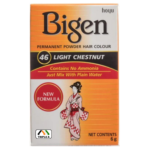 Bigen Light Chestnut No 46 Powder Hair Colour 6g