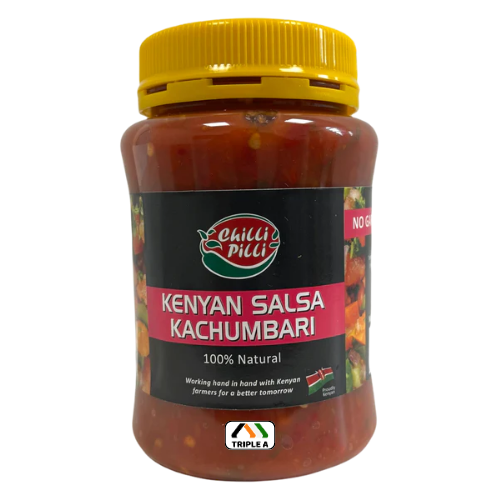 Chilli Pilli Kenyan Salsa Kachumbari No Garlic & Onions 400g