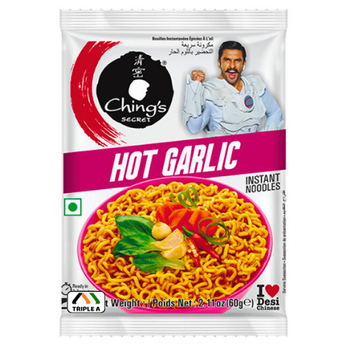 Chings Hot Garlic Noodles 60g