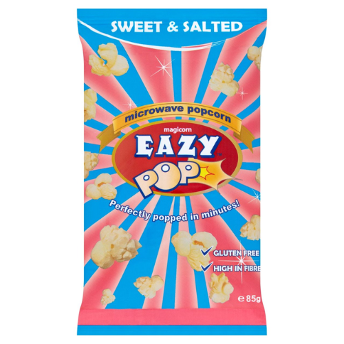 Eazy Pop Microwave Sweet And Salted Popcorn