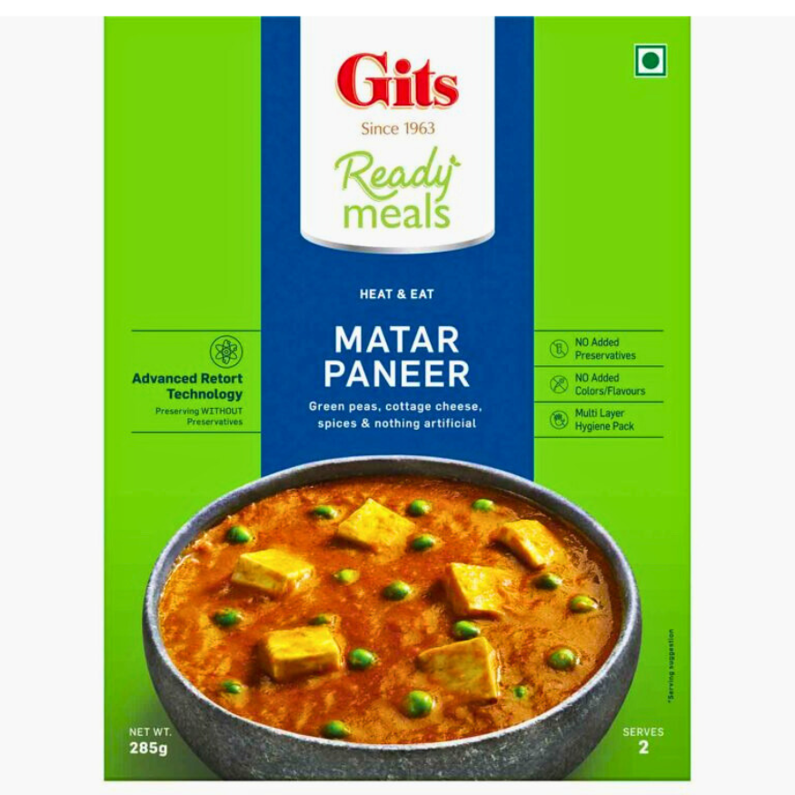 GITS Readymeal Matar Paneer (Tofu)