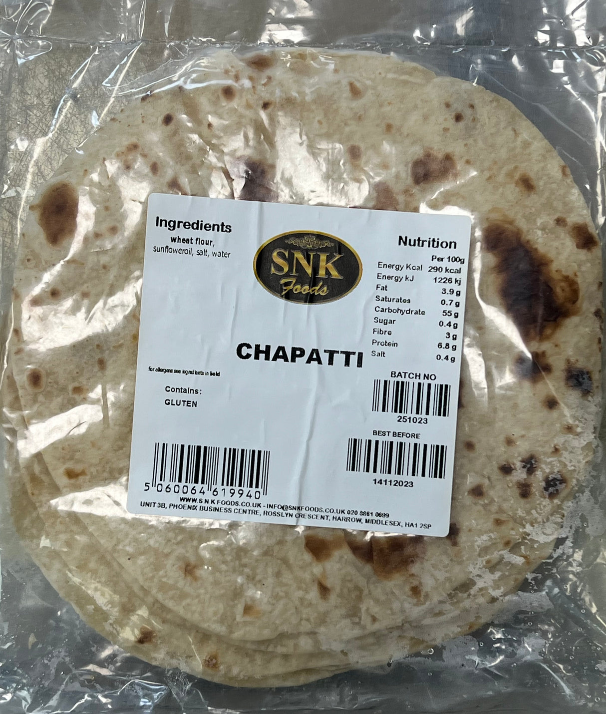 SNK Chapatti 5 Pieces