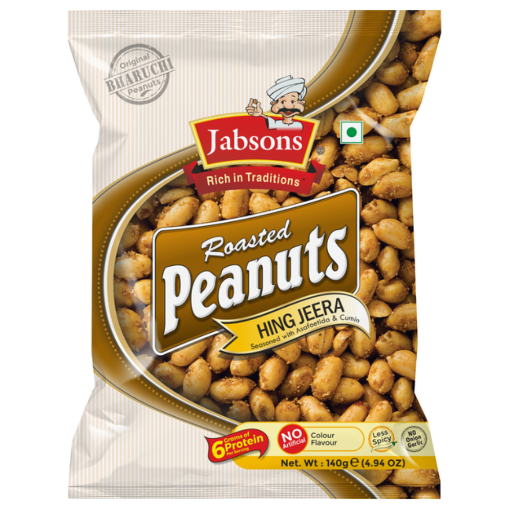 Jabsons Roasted Hing Jeera Peanuts