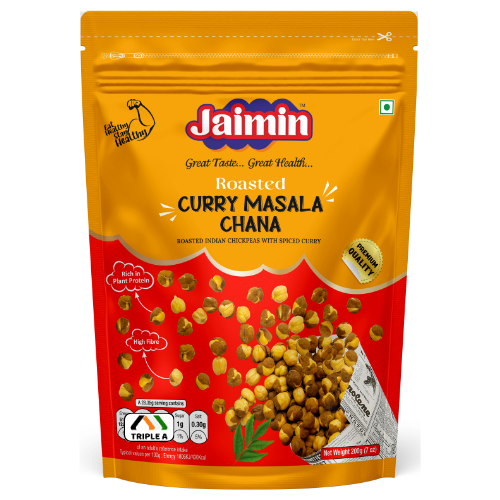 Jaimin Curry Masala Roasted Chana 200g