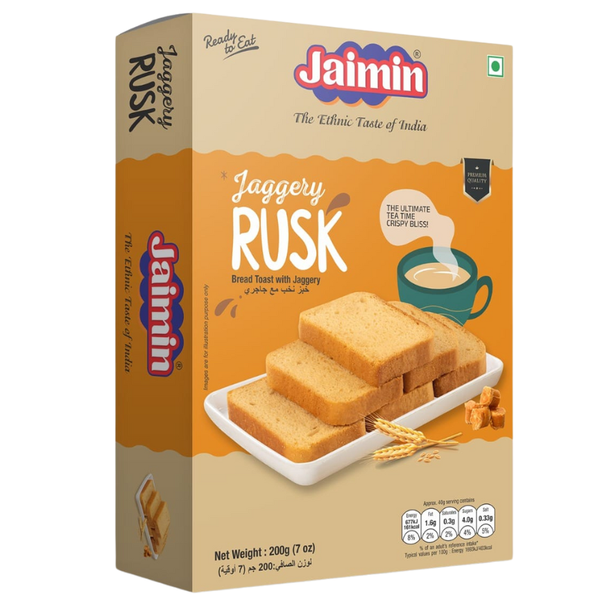 Jaimin Jaggery Rusk