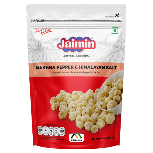 Jaimin Makhana Pepper & Himalayan Salt 80g