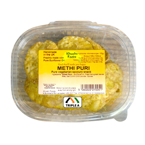 Khushi Foods Methi Puri 160g