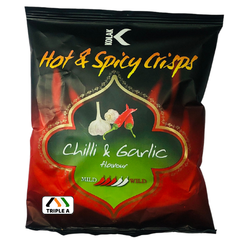 Kolak Chilli & Garlic Crisps 25g